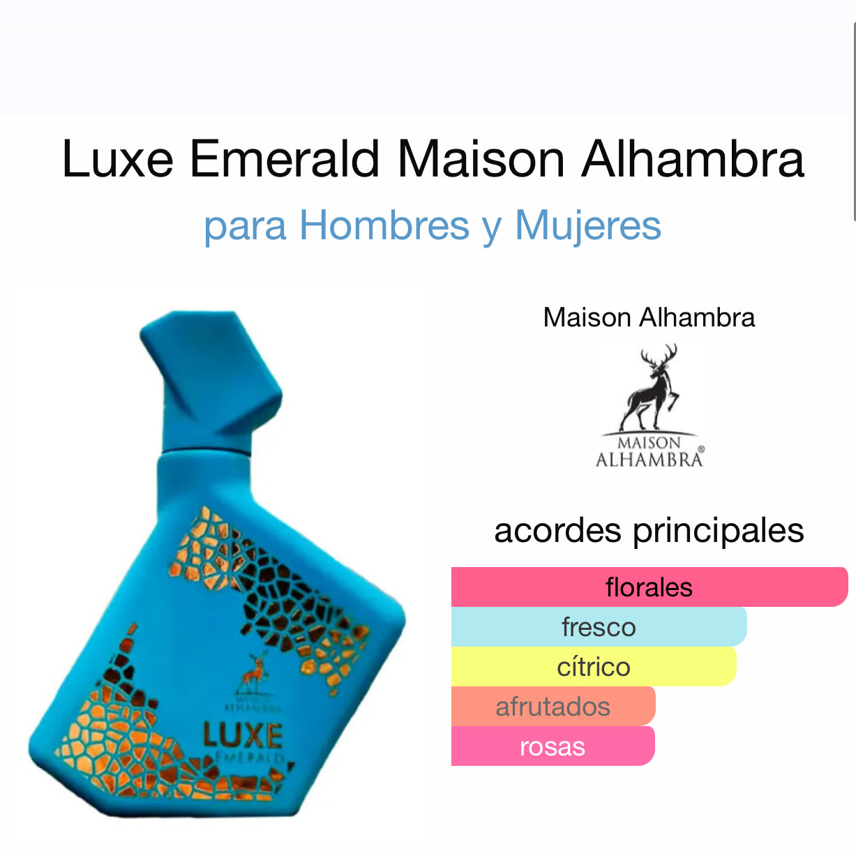 Maison Alhambra Luxe Emerald Eau de Parfum 100 ml Unisex