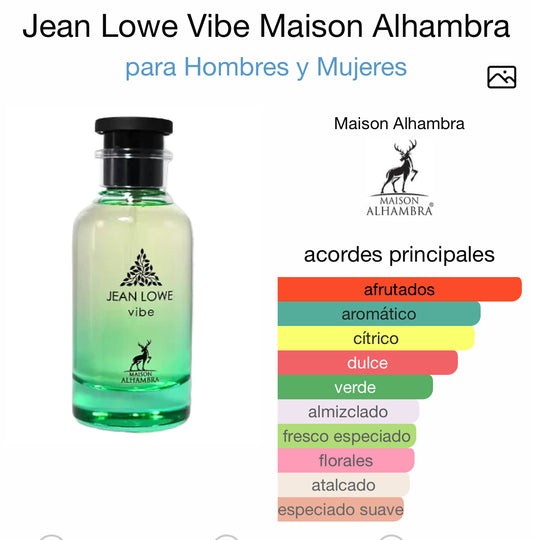 Maison Alhambra Jean Lowe Vibe Eau de Parfum 100 ml Unisex