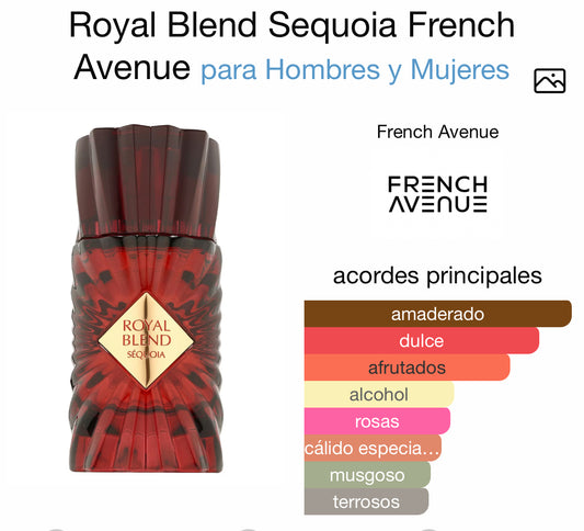 Fragance World Royal Blend Sequoia Extrait de Parfum 100 ml Unisex